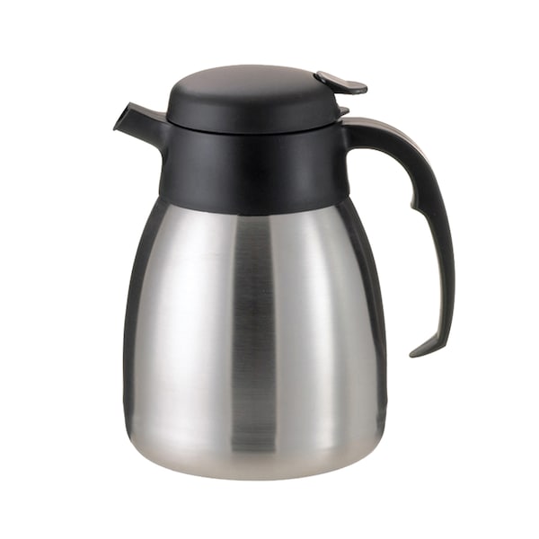 Service Ideas SteelVac Carafe, Vacuum Insulated, 1.2 Liter, Brushed Stainless FVPC12 - main